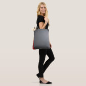 Tote Bag Allemagne drapeau texture soie (Sur le modèle)