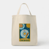 Tote Bag Aller Au Travail Sur Un Oeuf Wall Art (Dos)