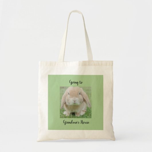 Tote Bag Aller chez grand-mère (Devant)