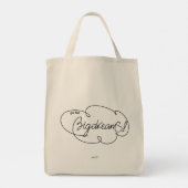 Tote Bag aller pour GRANDS RÊVES - Nuages gras (Dos)