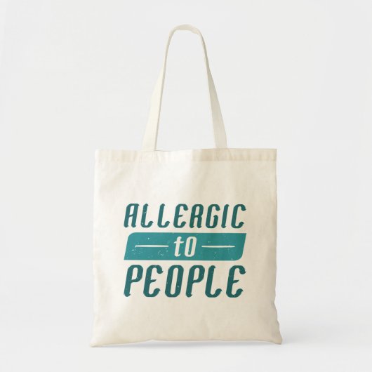 Tote Bag Allergie Aux Gens (Devant)