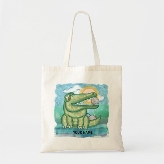 Tote Bag Alligator Golf (Devant)