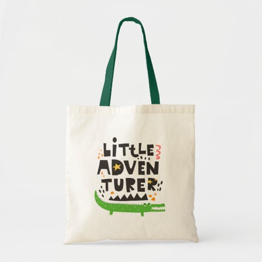 Tote Bag Alligator petit aventurier (Devant)