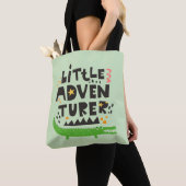 Tote Bag Alligator petit aventurier (De près)