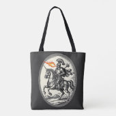 Tote Bag Alloces Le Maréchal qui crache du feu (Dos)