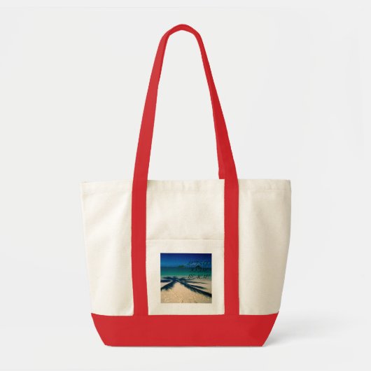 TOTE BAG ALLONS À LA PLAGE ! ! ! (Devant)