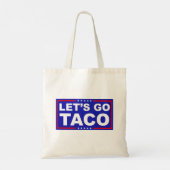 Tote Bag Allons à l'humour politique de Taco (Dos)