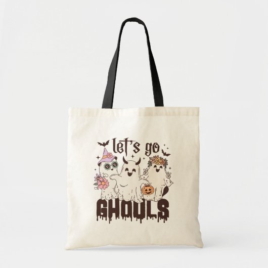 Tote Bag Allons Gouls Halloween (Devant)