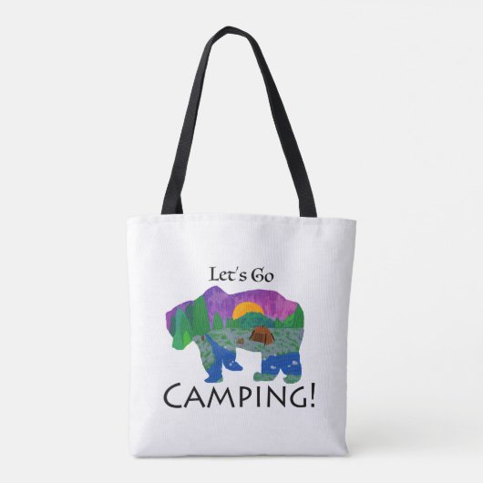 Tote Bag Allons-y Camping (Dos)