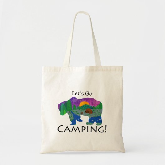 Tote Bag Allons-y Camping (Devant)