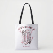 Tote Bag Allons-y Filles Bachelorette Fête Faveur (Devant)
