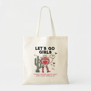 Tote Bag Allons-y les filles Week-end d'enterrement de vie 