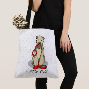 Tote Bag Allons-y ! Marche à pied à Terrier Chien (1b2)