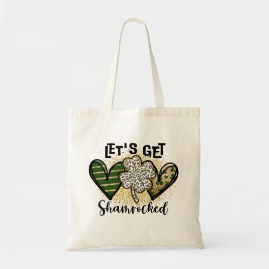 Tote Bag Allons-y, Shamrocked (Devant)