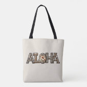 Tote Bag Aloha Bamboo, polynésien hawaïen (Dos)