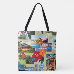 Tote Bag Aloha carte postale vintage hawaïenne de paradis