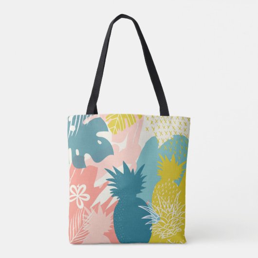 Tote Bag Aloha d'ananas tropical (Dos)