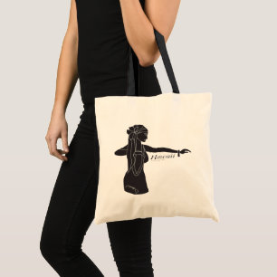 Tote Bag Aloha danseur de danse polynésienne d'Hawaï