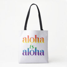 Aloha Est Aloha Fierté Arc-en-ciel Hawaï