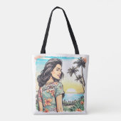 Tote Bag Aloha Girl (Dos)