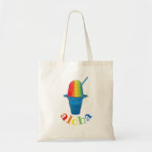 Tote Bag ALOHA Hawaii Hawaii rasage arc-en-ciel rasé glace  (Devant)