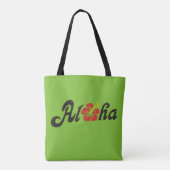 Tote Bag Aloha Hibiscus - plat design Hawaii + vos idées (Dos)