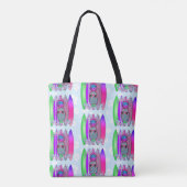 Tote Bag Aloha Plages Surf tropical Ananas (Dos)