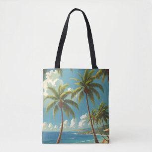Tote Bag Aloha Voyage Hawaïen De Style vintage De Hawaii