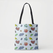 Tote Bag Alors mignon Animaux Bois Automne Floral (Devant)