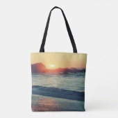 Tote Bag Alors que le soleil se couche...... (Dos)