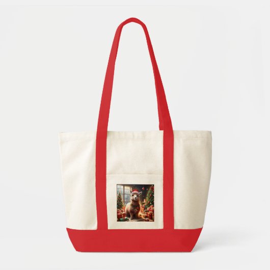 Tote Bag "Alpaca les présents : un conte de Noël" (Devant)