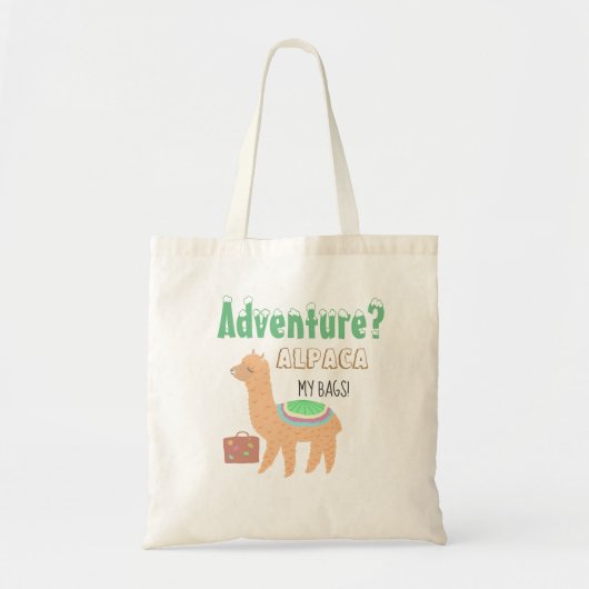 Tote Bag Alpaga d'aventure (Devant)