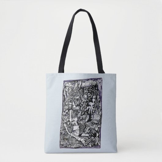 Tote Bag Alpha Warrior, par Brian Benson (Devant)