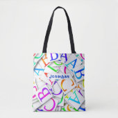 Tote Bag Alphabet (Devant)