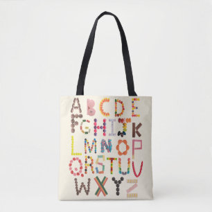 Tote Bag Alphabet amusant