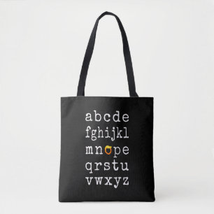 Tote Bag Alphabet anti-Trump - Nope V