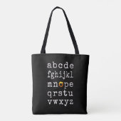 Tote Bag Alphabet anti-Trump - Nope V (Dos)