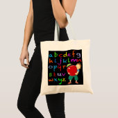 Tote Bag Alphabet Enseignants (Devant (produit))