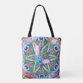 Tote Bag Alphabet L mandala (Dos)