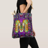 Tote Bag Alphabet M mandala (De près)