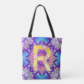 Tote Bag Alphabet R mandala (Dos)
