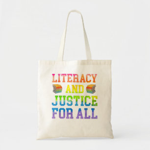 Tote Bag Alphabétisation et justice pour tous Enseignant Re