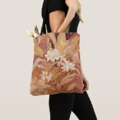 Tote Bag Alphonse Mucha Art Nouveau Détail floral (De près)