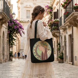 Tote Bag Alphonse Mucha Art Nouveau vintage mignon