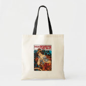 Tote Bag Alphonse Mucha - Cycles Perfecta Retro Art Nouveau (Devant)