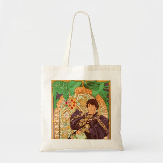 Tote Bag Alphonse Mucha Prince et Dragon (Devant)
