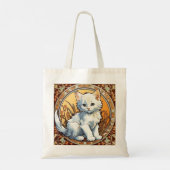 Tote Bag Alphonse Mucha Style Chat (Dos)