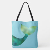 Tote Bag Aluminium personnalisé de Faux de sirène (Dos)