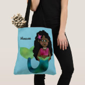 Tote Bag Aluminium personnalisé de Faux de sirène (De près)