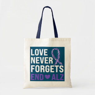 Tote Bag alzheimers sensibilisation ruban violet démence ma
